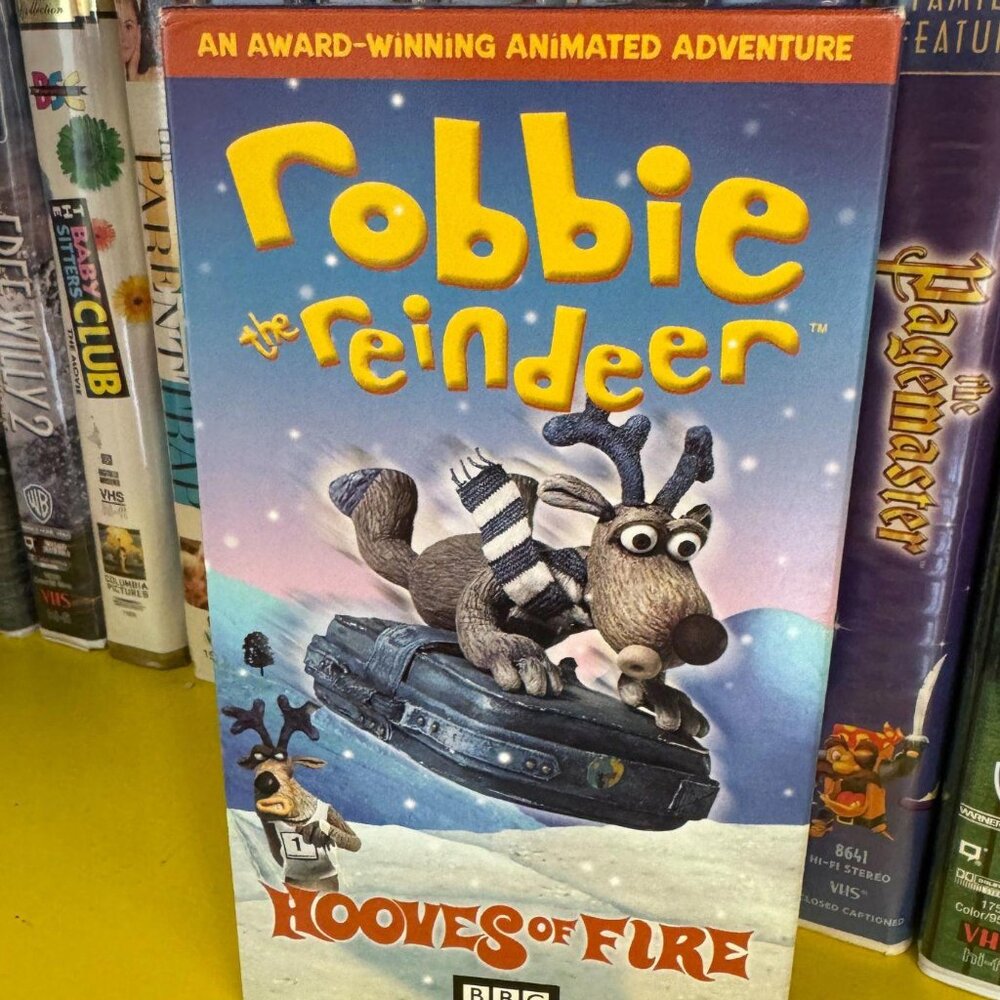 ROBBIE THE REINDEER VHS: HOOVES OF FIRE